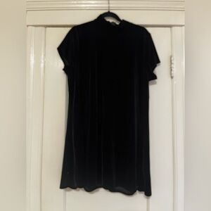 Foxblood Velvet Mod Mini Dress